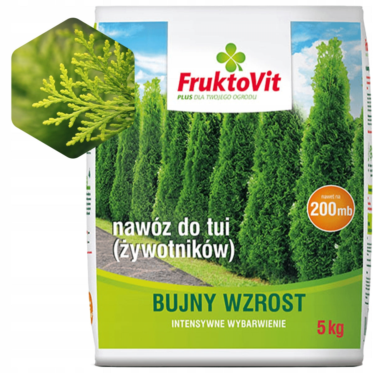 FERTILIZER FOR TUI 5kg tuji thui cypress livers granulated FruktoVit INCO