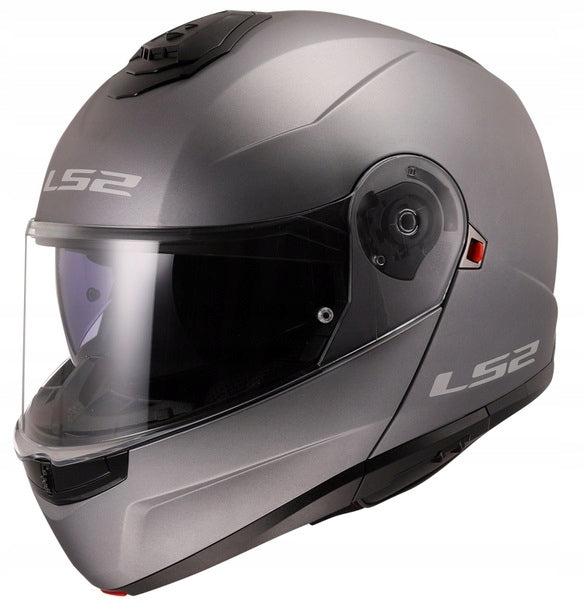 FF908 FLOW-UP HELMET LS2 FF325 STROBE II TITANIUM size 3XL 65-66 cm ECE2206