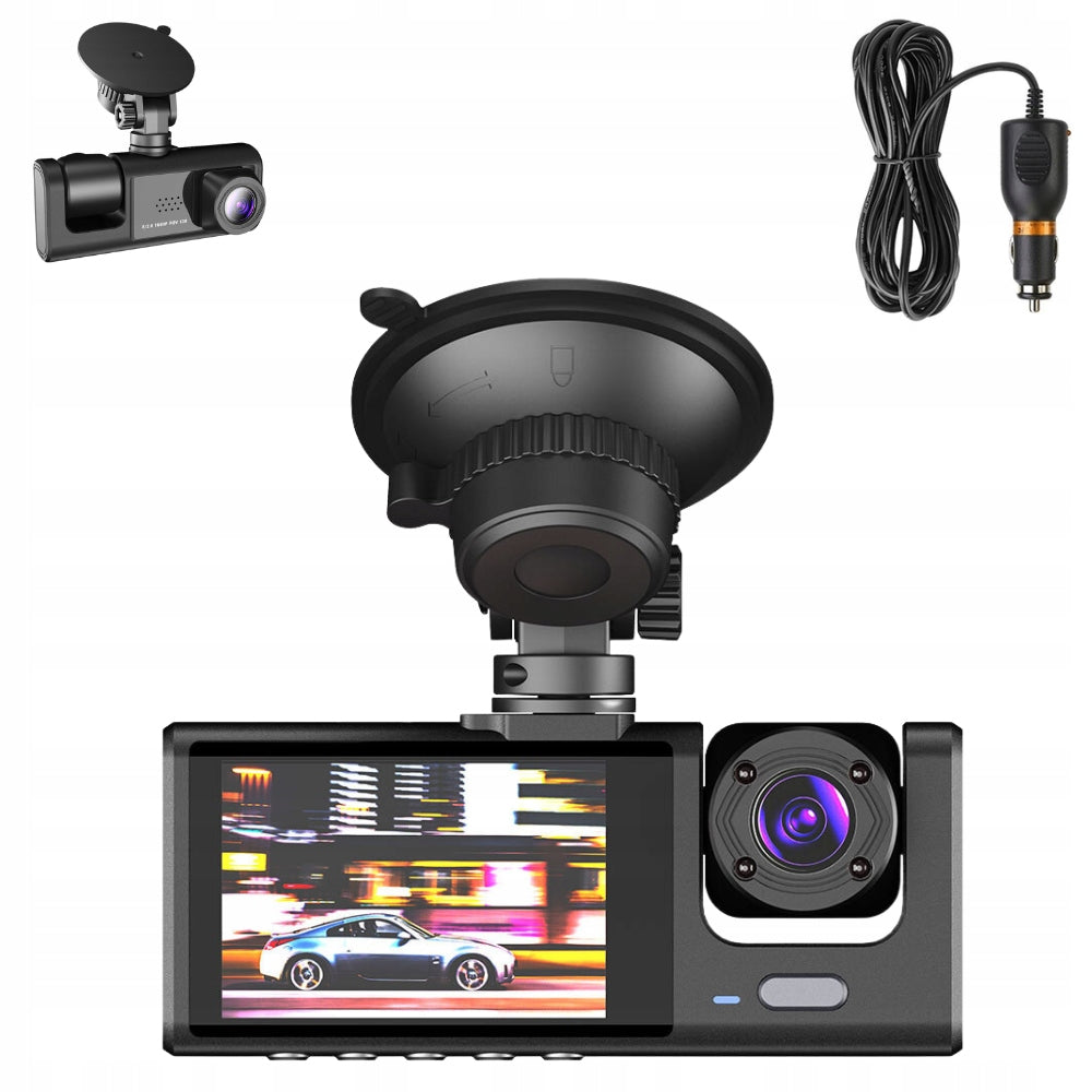 FHD 1080P Dual Lens Car Camera G Sensor