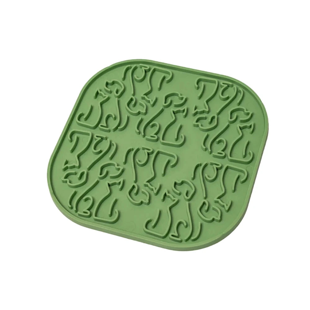 FIBOO Licking Mat for Dog and Cat Food Slower - Lollipop Packaging status original