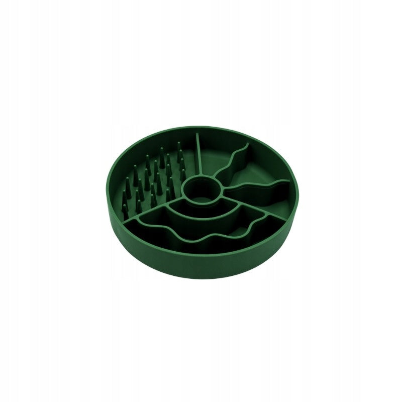 FIBOO SLOW FIBOOWL MINI Slowing Bowl for Small Dogs - Green