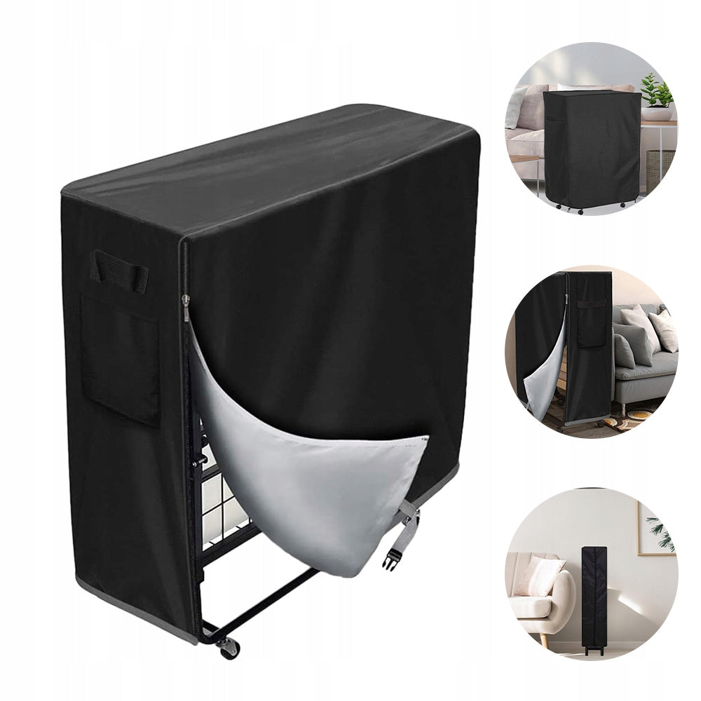 FIELD BED COVER FOLDABLE WATERPROOF 99X38X114CM UV BLACK Packaging status original