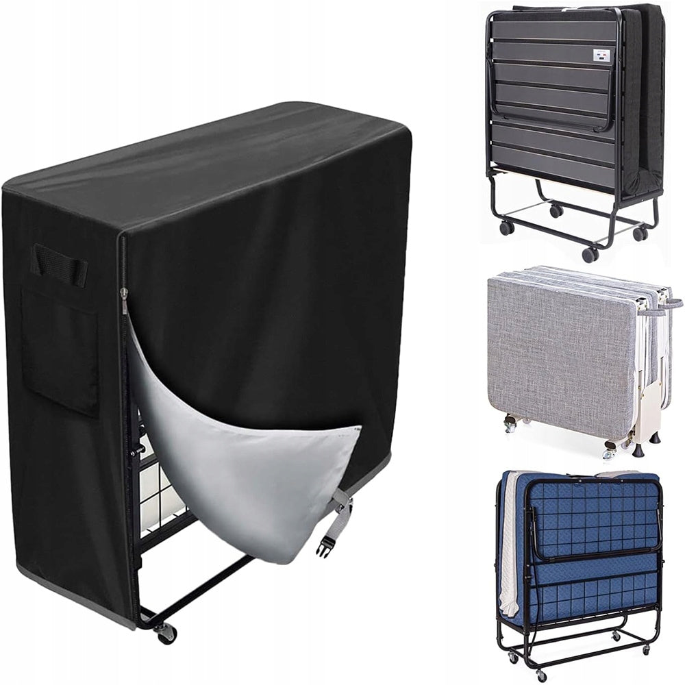 FIELD BED COVER FOLDABLE WATERPROOF 99X38X114CM UV BLACK