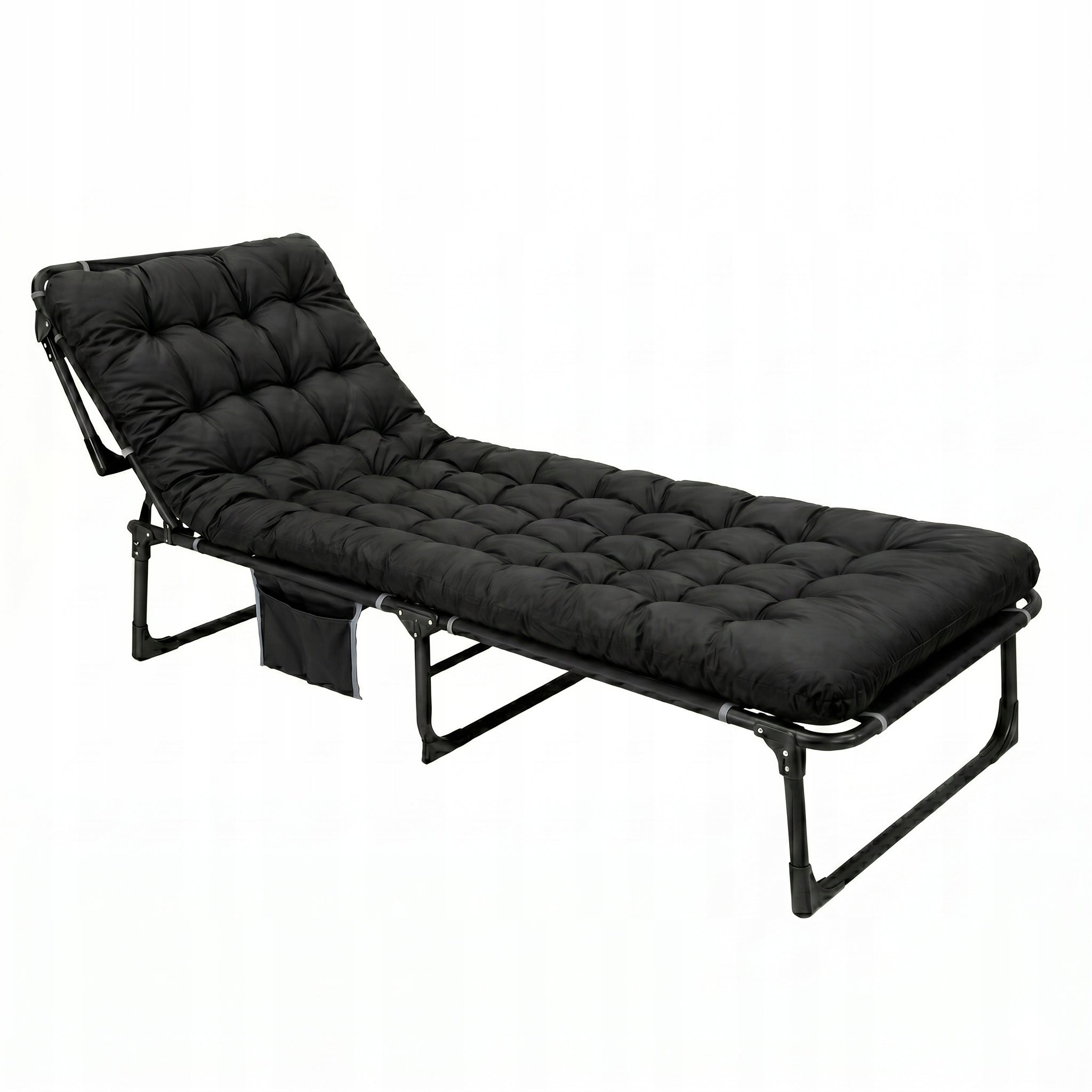FIELD HIKING BED WITH SOFT MATTRESS 6cm GARDEN LOUNGER FOLDING Packaging status original