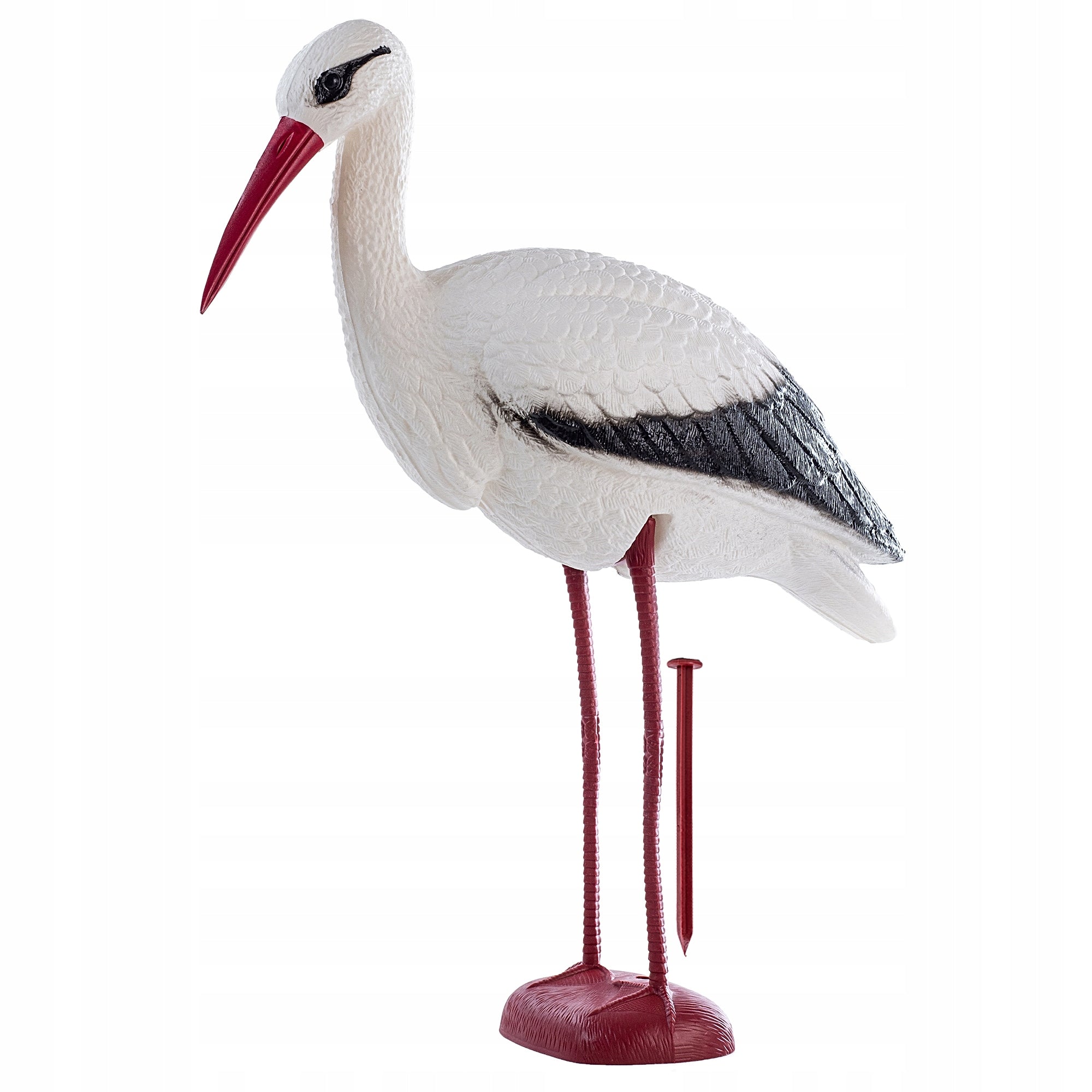 FIGURE FIGURINE GARDEN ORNAMENT STORK STANDING 78cm