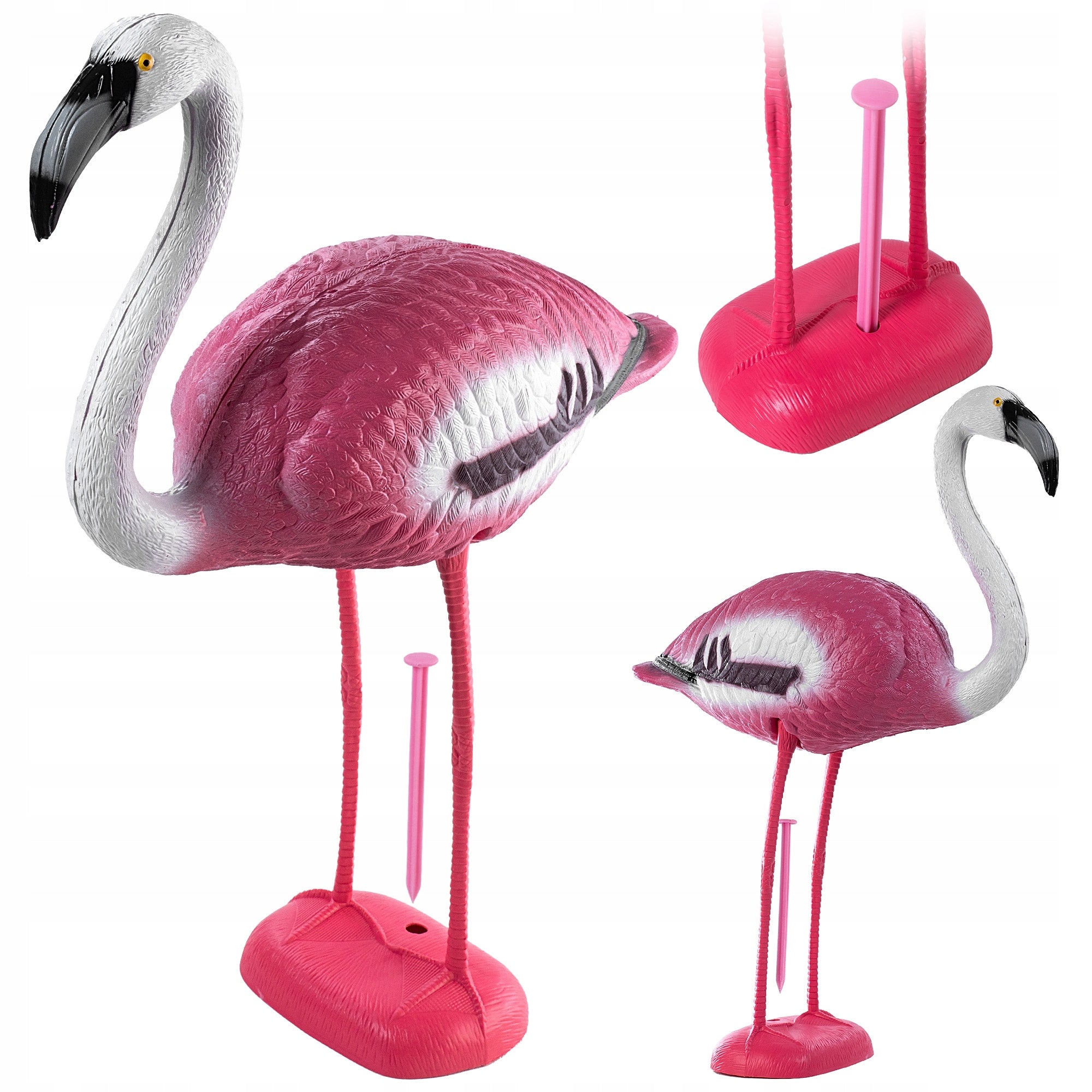 FIGURE GARDEN FIGURINE 80cm DECORATION BIRD FLAMINGO LARGE GARDEN DECORATION XXL