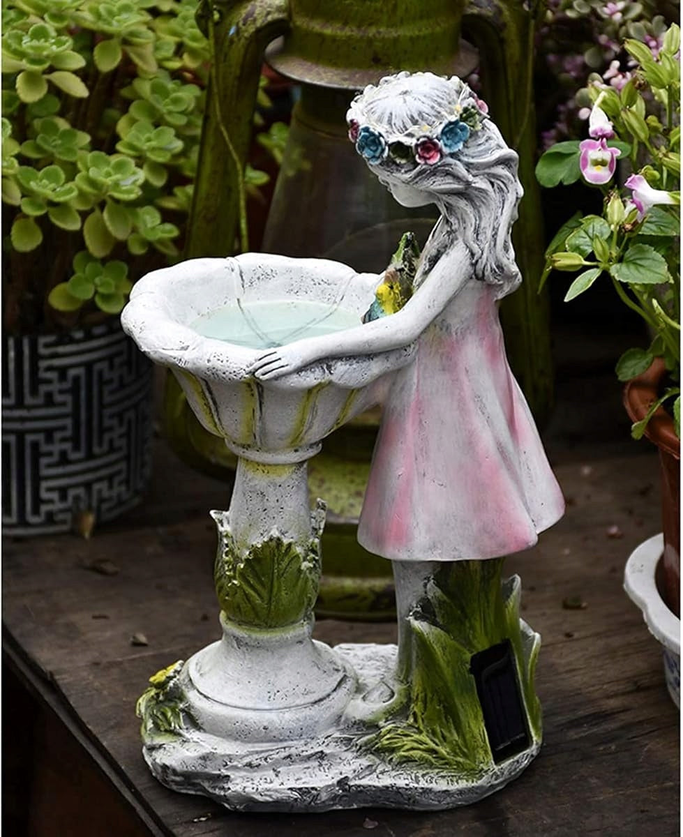 FIGURINE FAIRY GARDEN GNOMES FOR GARDEN RESIN WITH SOLAR LIGHTS Manufacturer code 5AS6FSFVSDFV