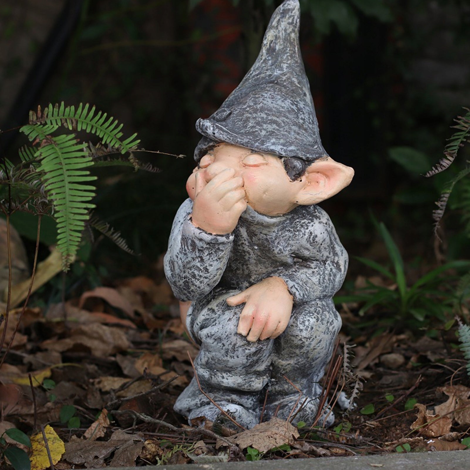 FIGURINE ORNAMENT GNOME POOPING Manufacturer code AS1455ed9