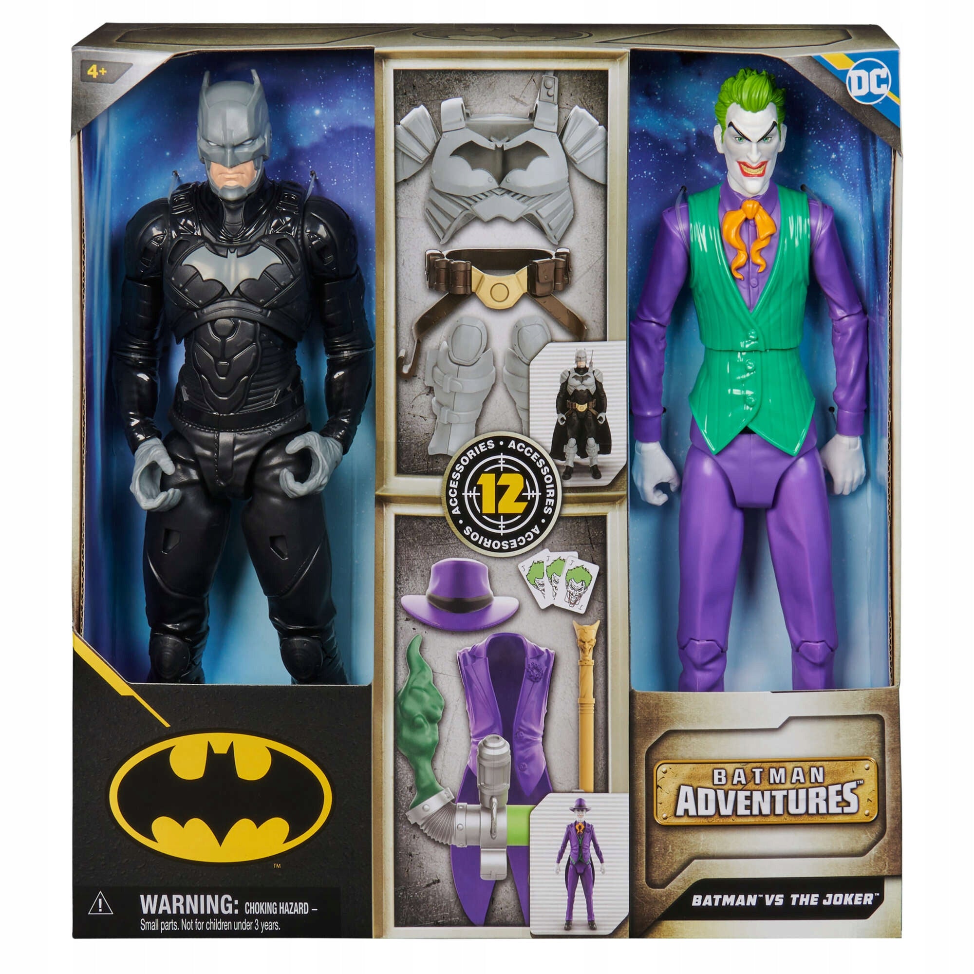 Figurenset DC Comics FlashBatman vs Joker, 30 cm 