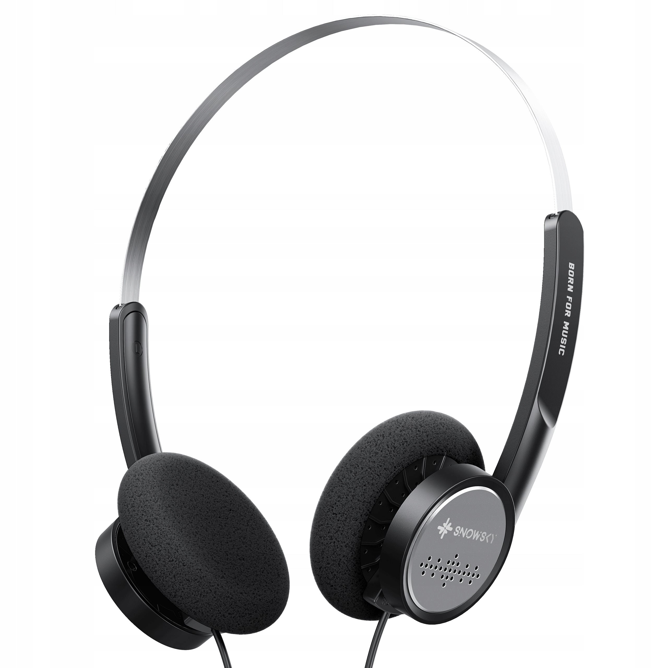 FIIO SNOWSKY WIND SEMI-OPEN ON-EAR HEADPHONES WITH RETRO MICROPHONE BLACK