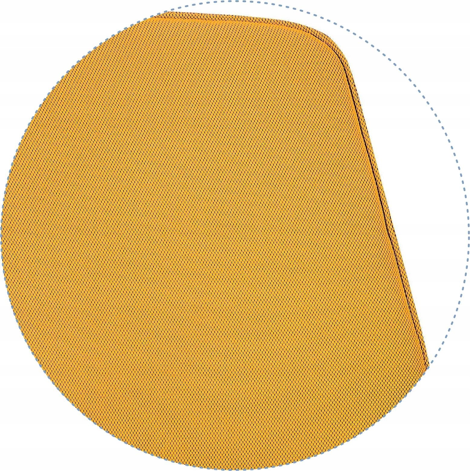 FILA Conference Chair Yellow Office Stationary Fabric Black Frame EAN (GTIN) 5908242425320