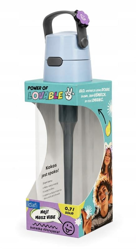 FILTER BOTTLE 0,7 POWER OF LOVABLE blue