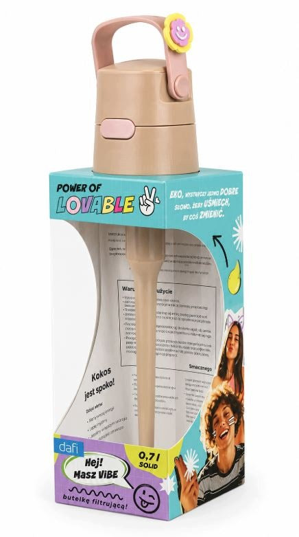 FILTER BOTTLE 0,7 POWER OF LOVABLE cappuccino