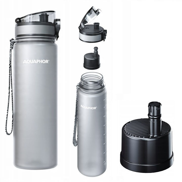 FILTER BOTTLE AQUAPHOR CITY 0,8l GREY