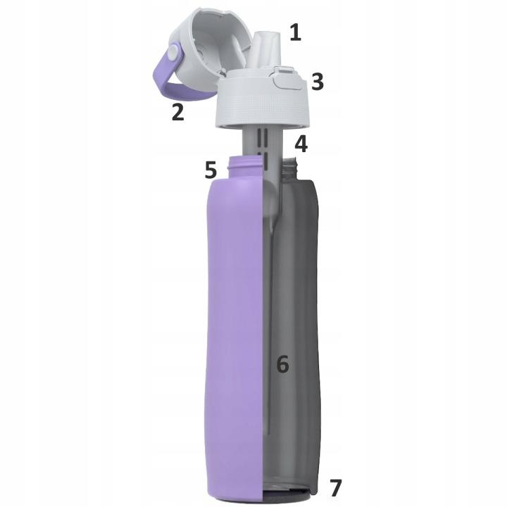 FILTER BOTTLE DAFI SOLID STEEL 800 ML LAVENDER STAINLESS STEEL Model Solid Steel