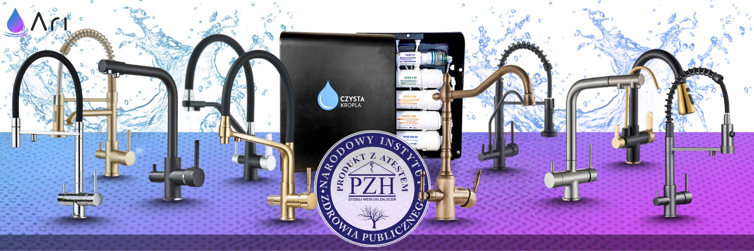 FILTER FOR DRINKING WATER TREATMENT UNDER THE SINK 3M PZH KITCHEN FILTER SET Packaging status original
