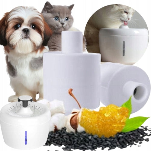 FILTER FOR FOUNTAIN DRINKER automatic with and without LED 2,5l ELS PET 2pcs