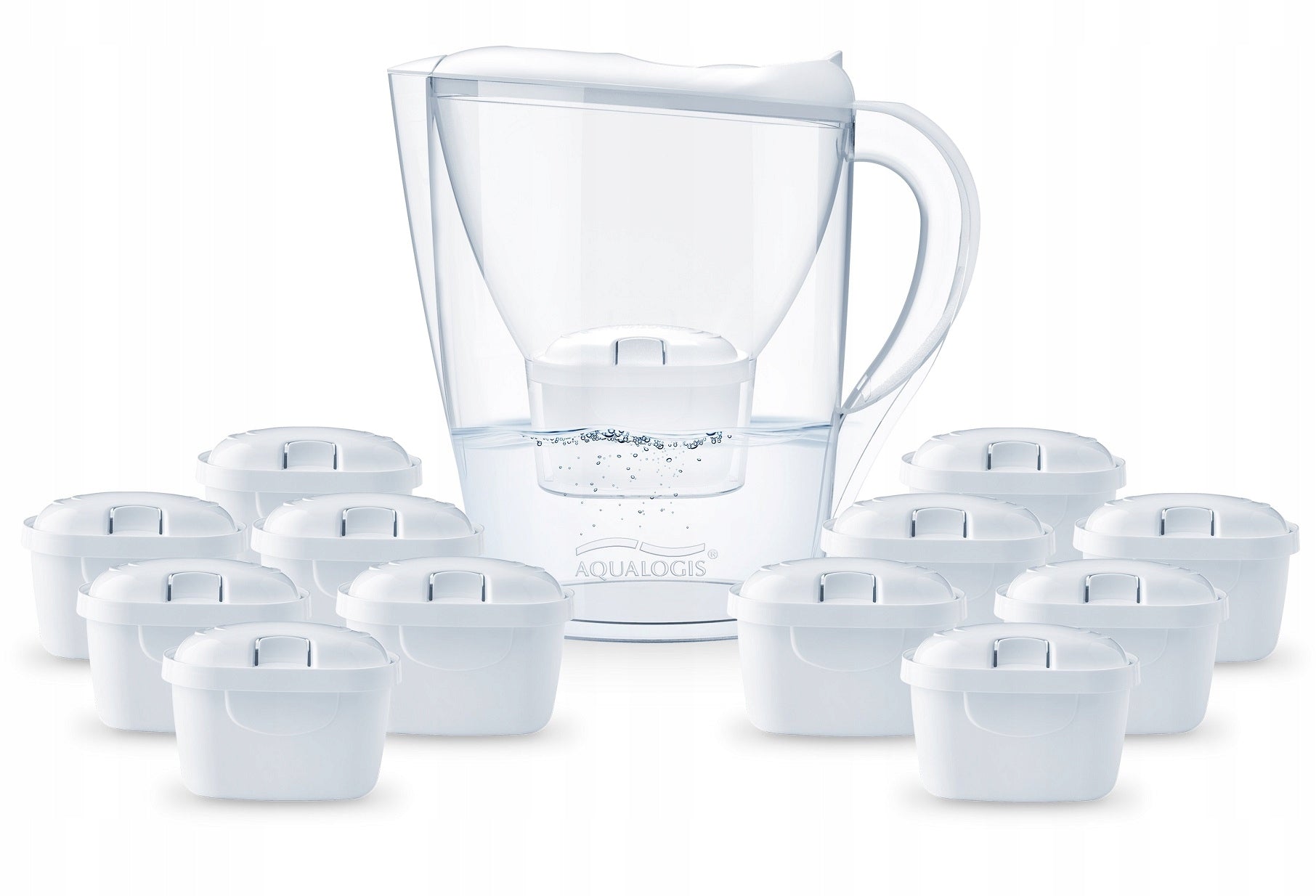 FILTER JUG AQUALOGIS + 12 PURE+ filters