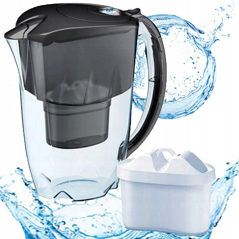 FILTER JUG AQUAPHOR BLACK JASPER 2,8 l + Maxfor cartridge + FILTER