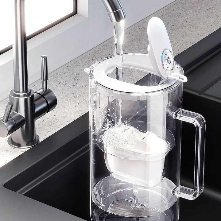 FILTER JUG AQUAPHOR GLASS 2,5L GLASS WHITE +3 FILTERS Manufacturer code 5906583263915