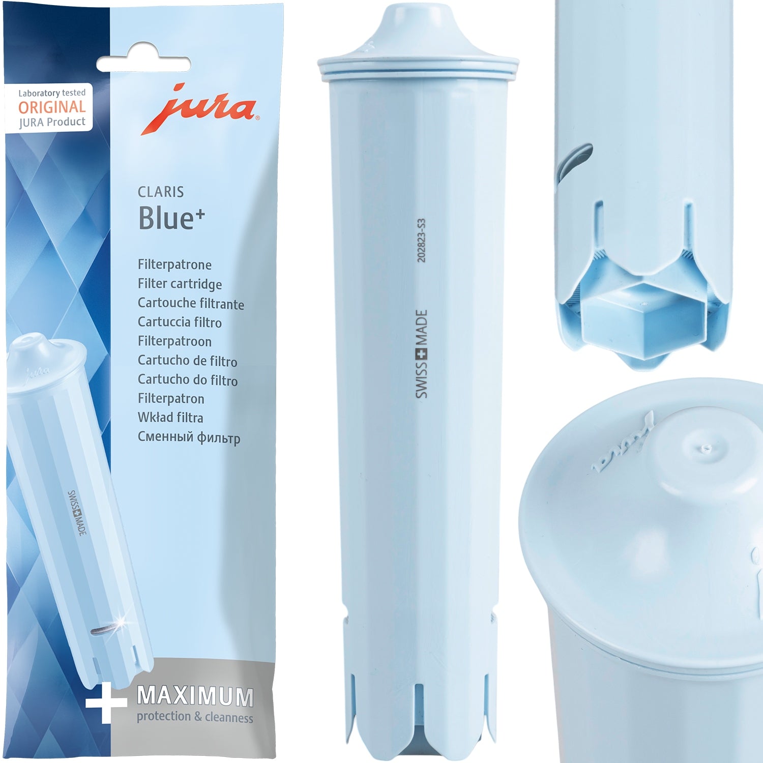 FILTER WATER CARTRIDGE FOR COFFEE MAKER JURA CLARIS BLUE+ 1pcs