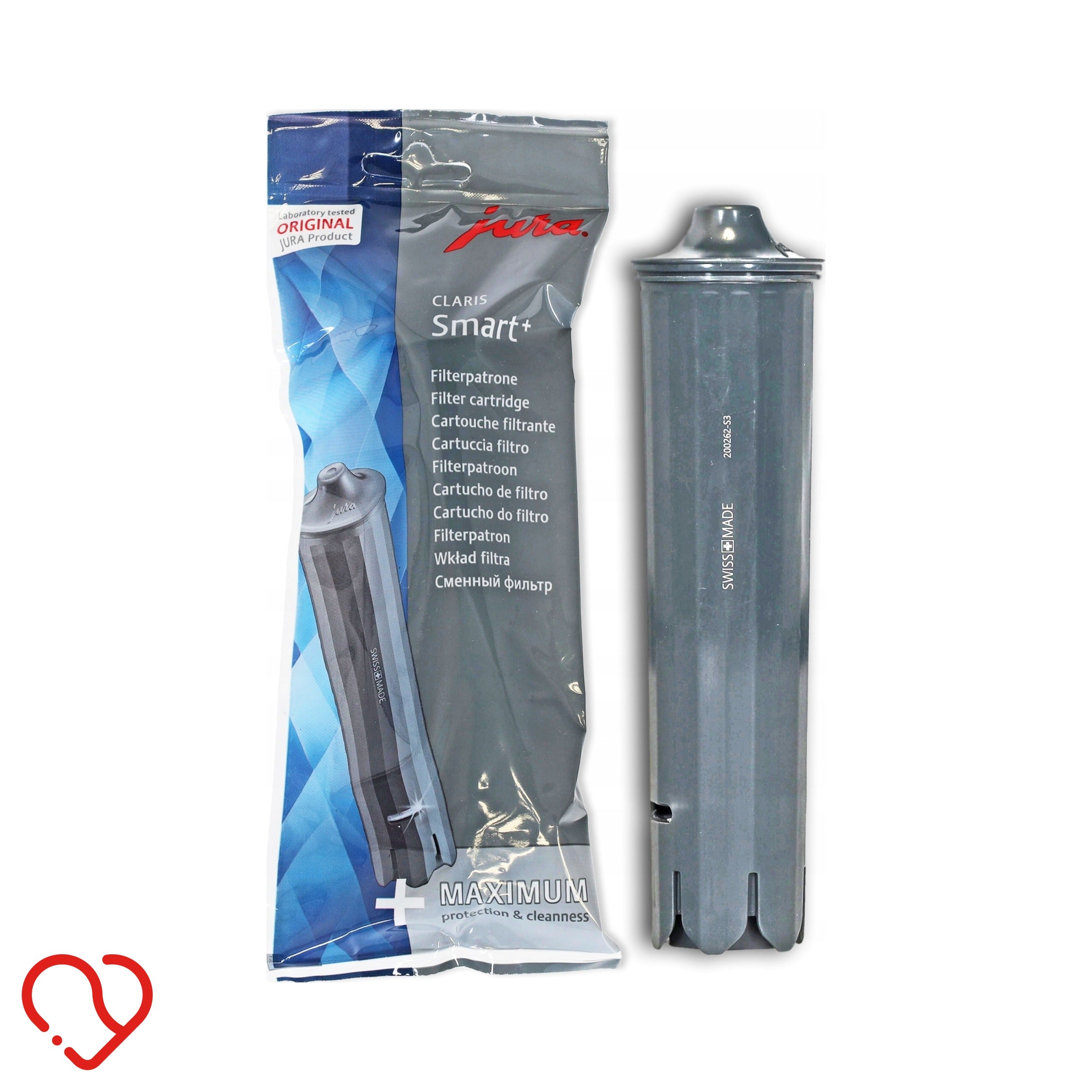 FILTER WATER CARTRIDGE FOR JURA CLARIS SMART+ MACHINE 1 PC.