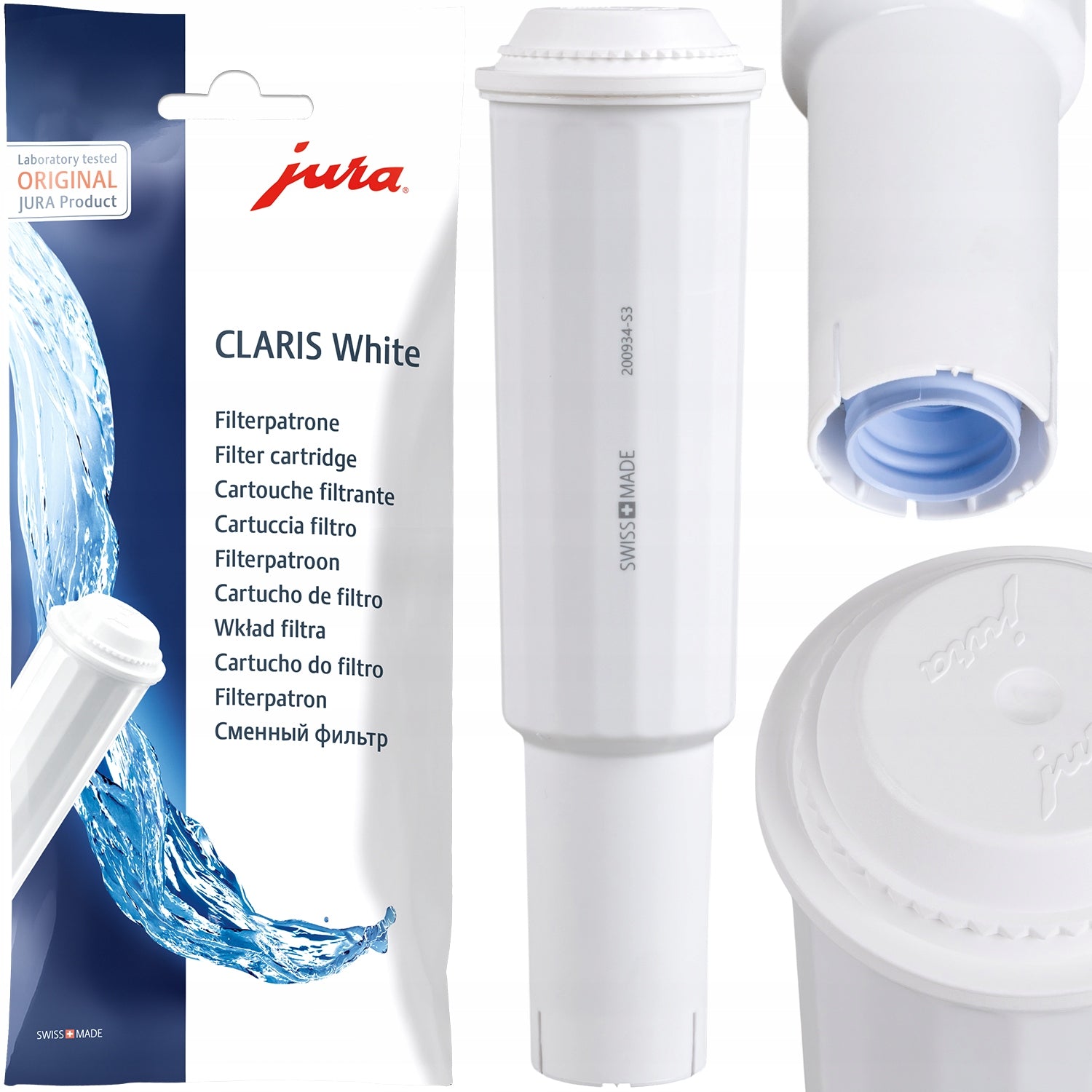 FILTER WATER CARTRIDGE FOR JURA CLARIS WHITE MACHINE - 1 PC.