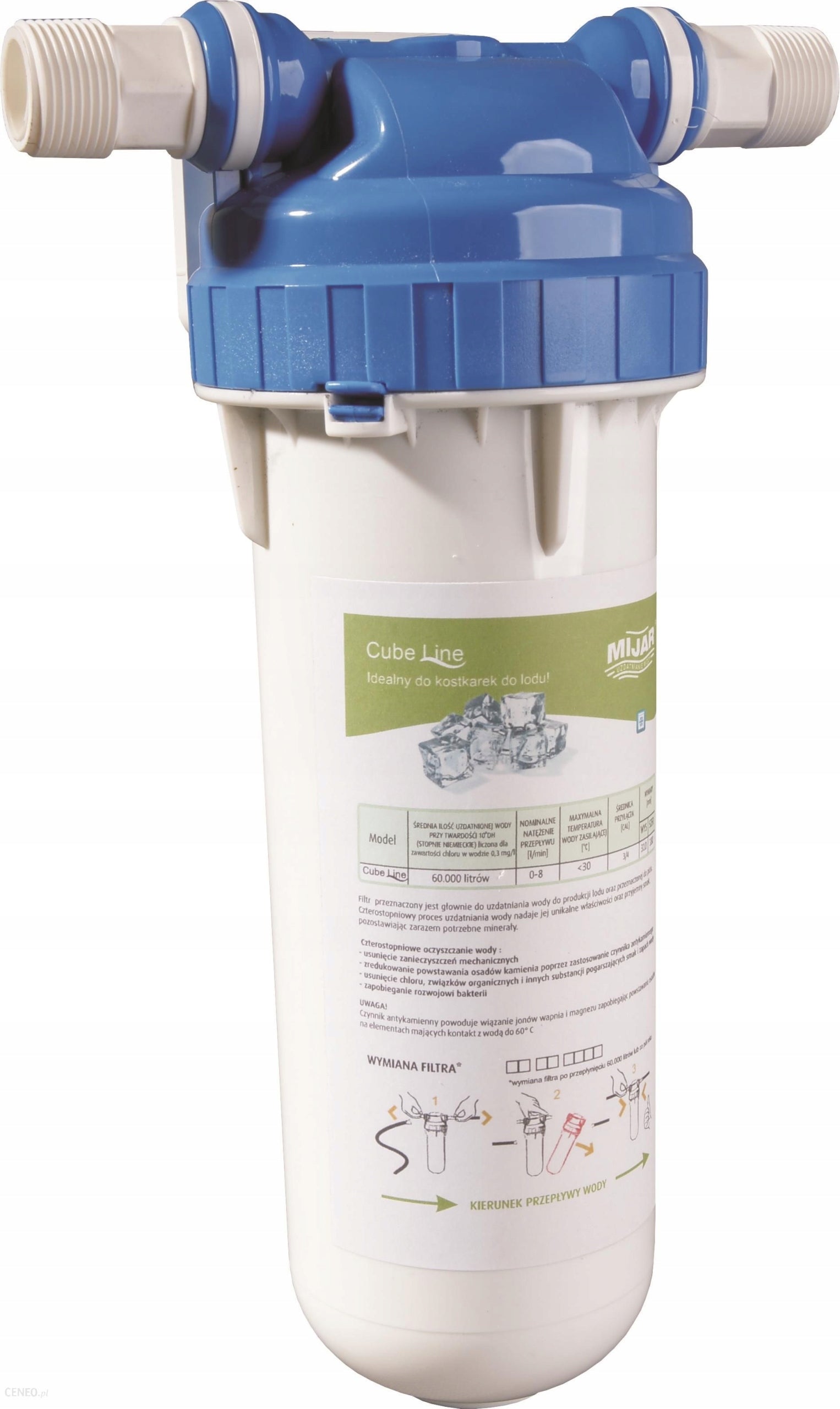 FILTER WATER SOFTENER MIJAR CUBE LINE ICE MAKER Manufacturer code Mijar