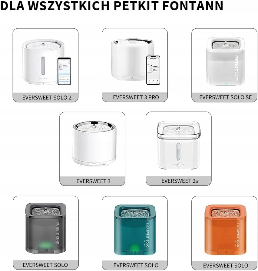 FILTERS FOR WATER FOUNTAIN PETKIT EVERSWEET 2 3 PUREDRINK 5 PCS Kind automatic feeder