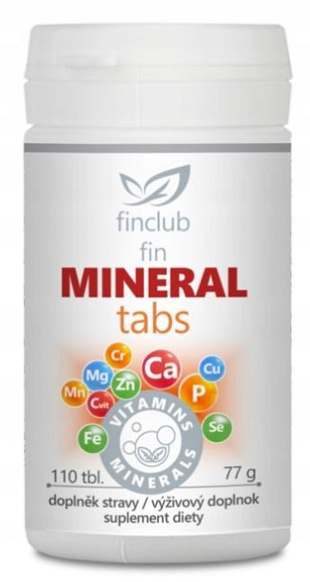 FIN Finclub MINERALTABS mineral set selenium zinc phosphorus 110 tabl.