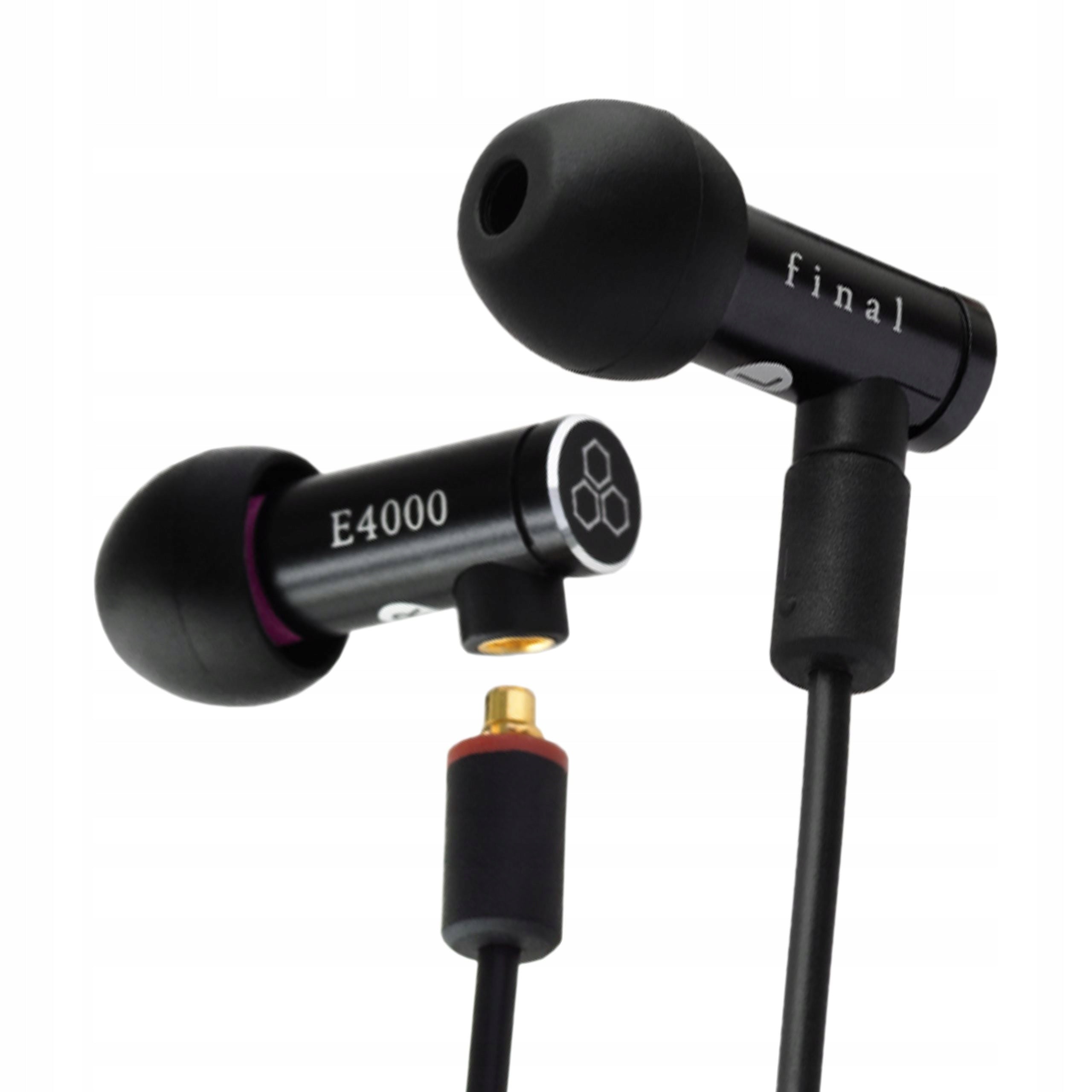 FINAL AUDIO E4000 IN-EAR HEADPHONES MONITORS WITH REPLACEABLE CABLE