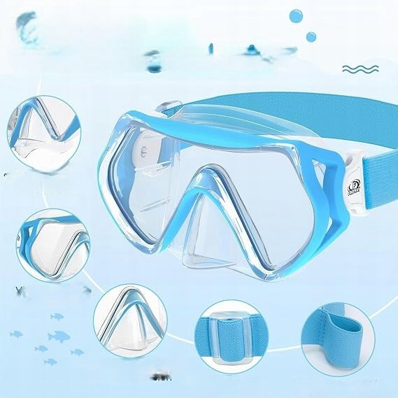 FINDWAY Children's Diving Mask 6-16 Years 180° HD Brand findway