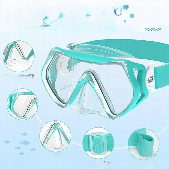 FINDWAY Children's Diving Mask 6-16 Years 180° HD Brand findway