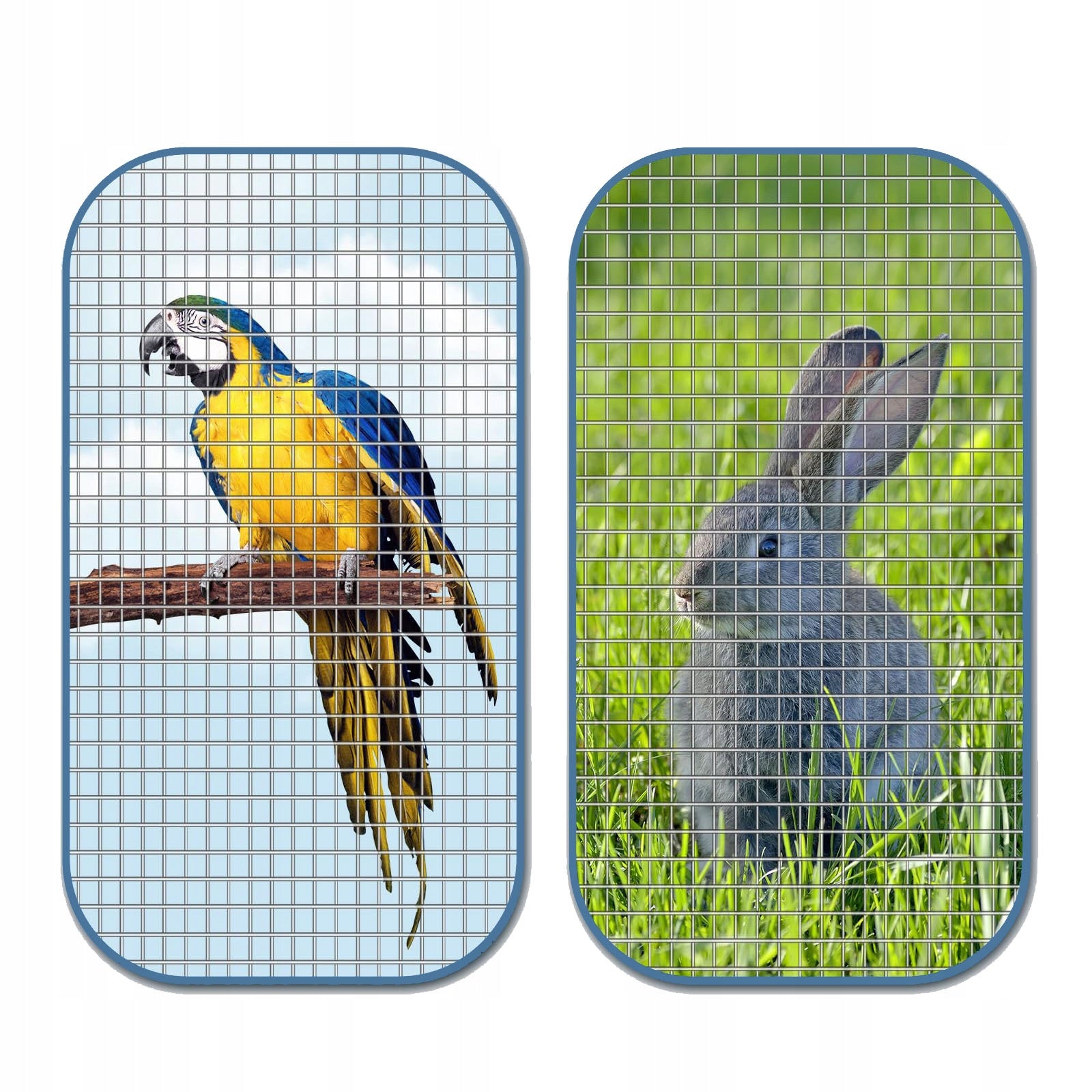 FINE MESH WIRE GRATING METAL WIRE MESH IN ROLL 0,4X10M Net length 10 m