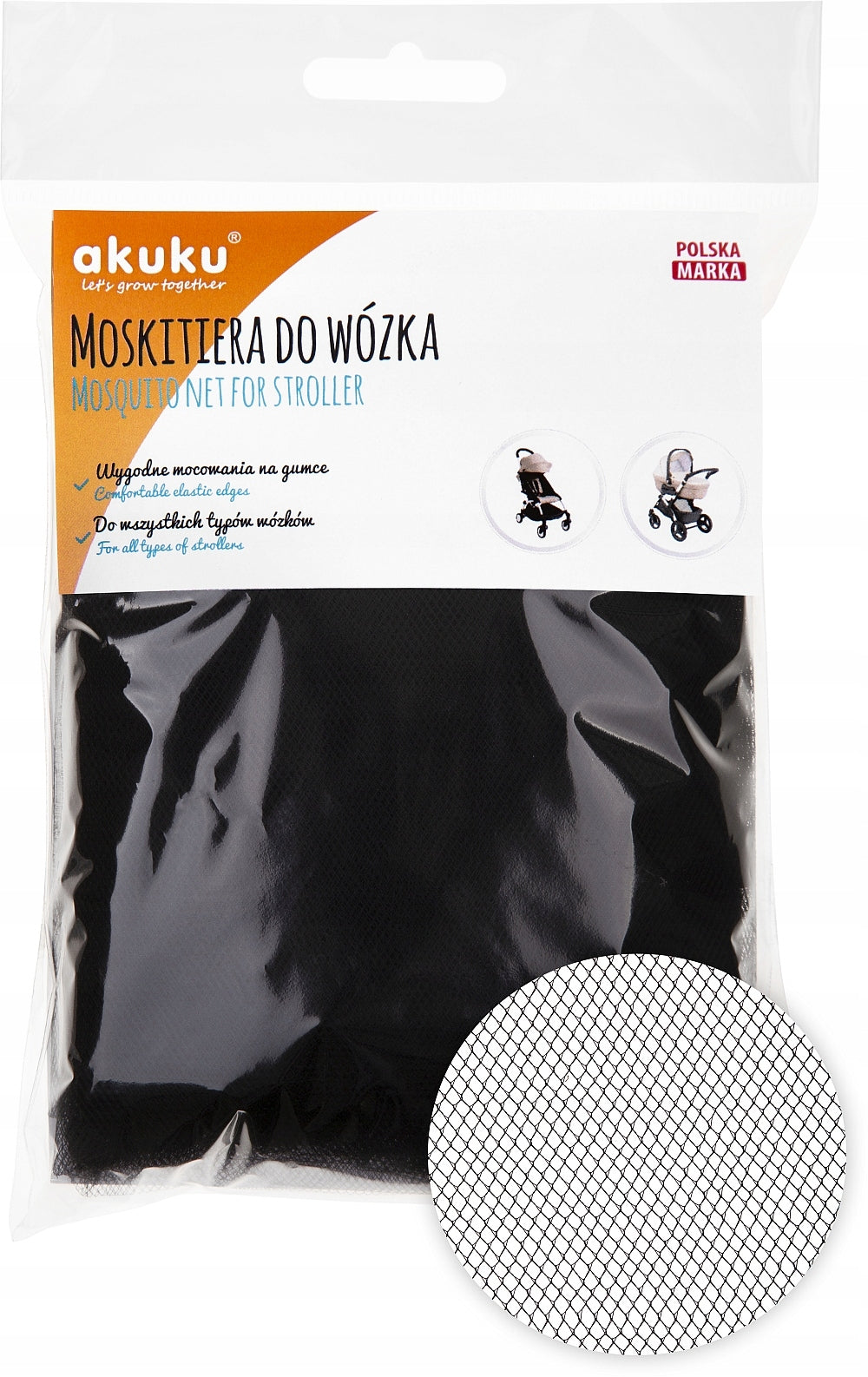 FINE MOSQUITO NET for Trolley Universal BLACK Manufacturer code A0446