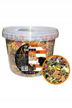 FINE PET Super Mix pro hlodavce vědro 1,2kg