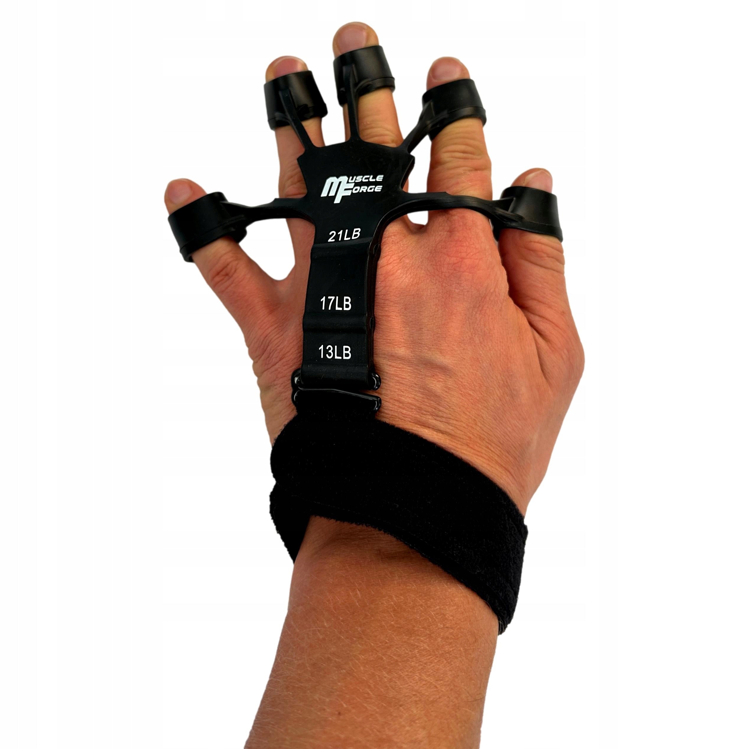 FINGER AND HAND TRAINER WITH 3 ADJUSTMENTS 6-10 kg stretching MuscleForge Brand MuscleForge
