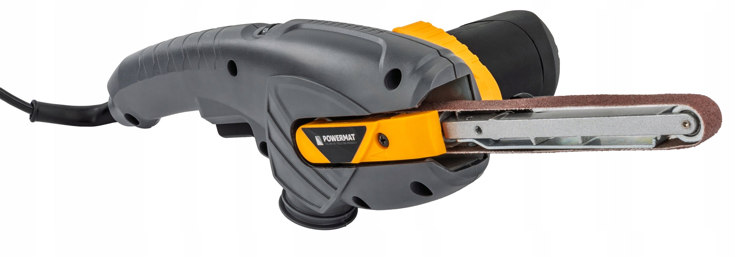 FINGER BELT SANDER 400W 900-1400M/MIN SET OF 3 GUIDES SUITCASE Brand Powermat