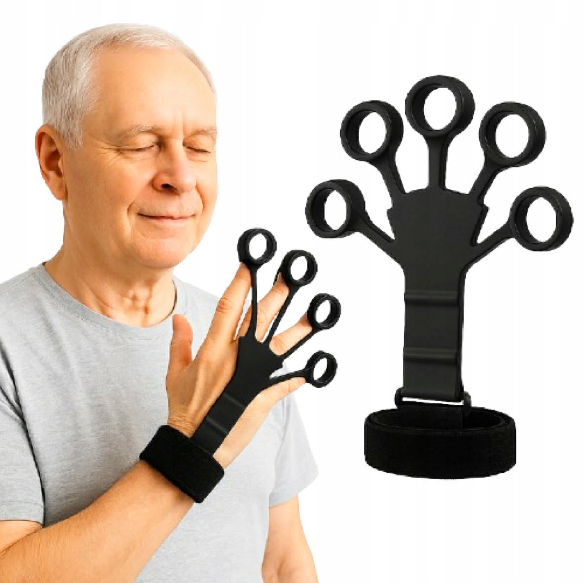FINGER TRAINER REHABILITATION HAND THERAPY AFTER INJURIES FINGER ENHANCER