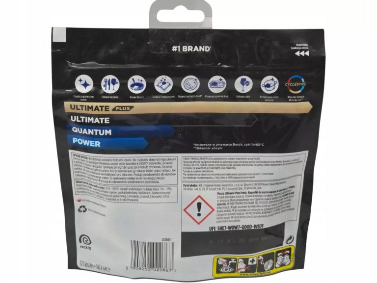 FINISH CAPSULES ULTIMATE ALL-IN-1 12 PIECES Brand Finish