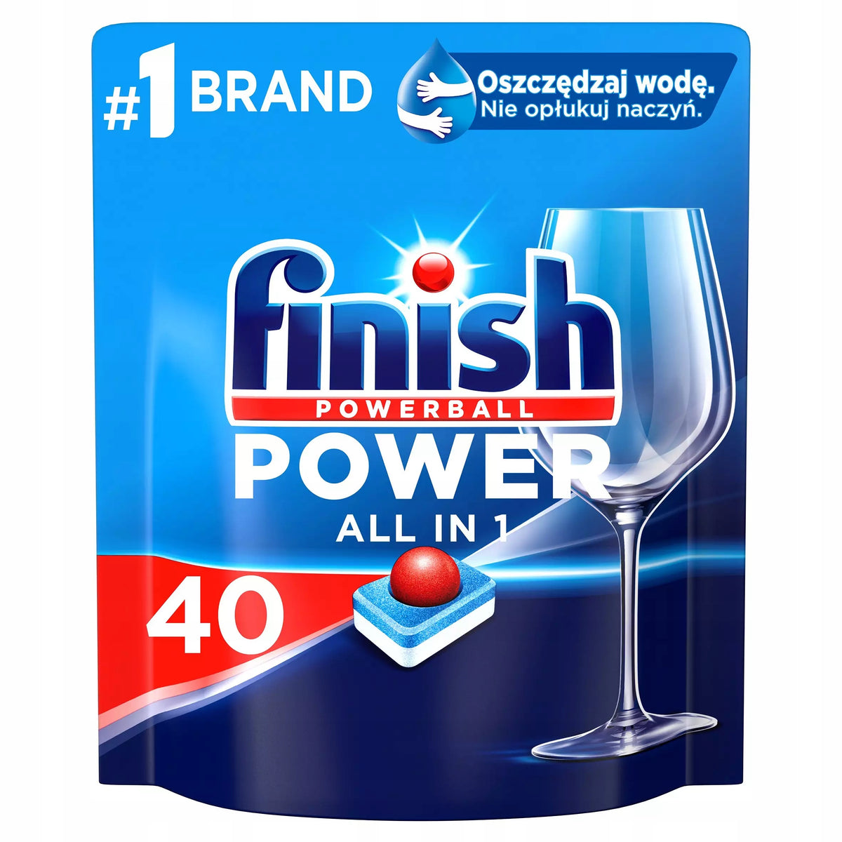 FINISH DISHWASHER TABLETS POWER ALL-IN-1 FRESH 40PCS