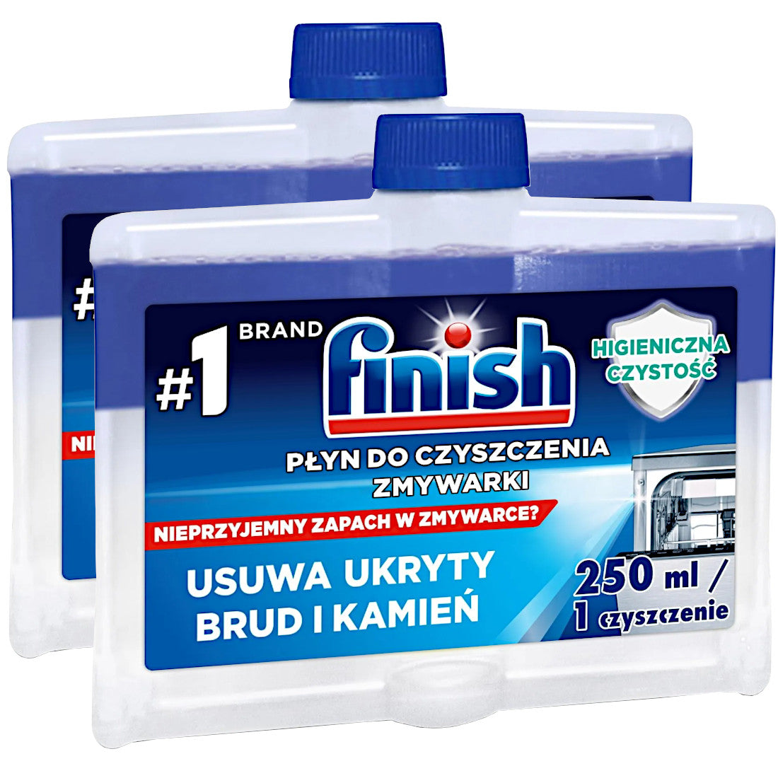 FINISH Dishwasher Cleaner Regular 2x250ml