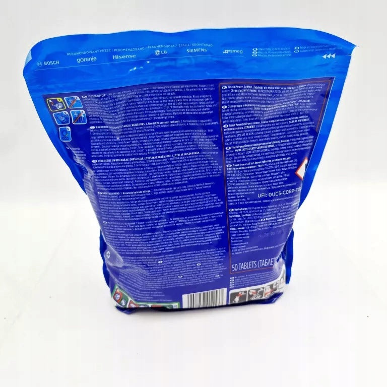 FINISH POWERBALL POWER 50 CAPSULES Brand Finish