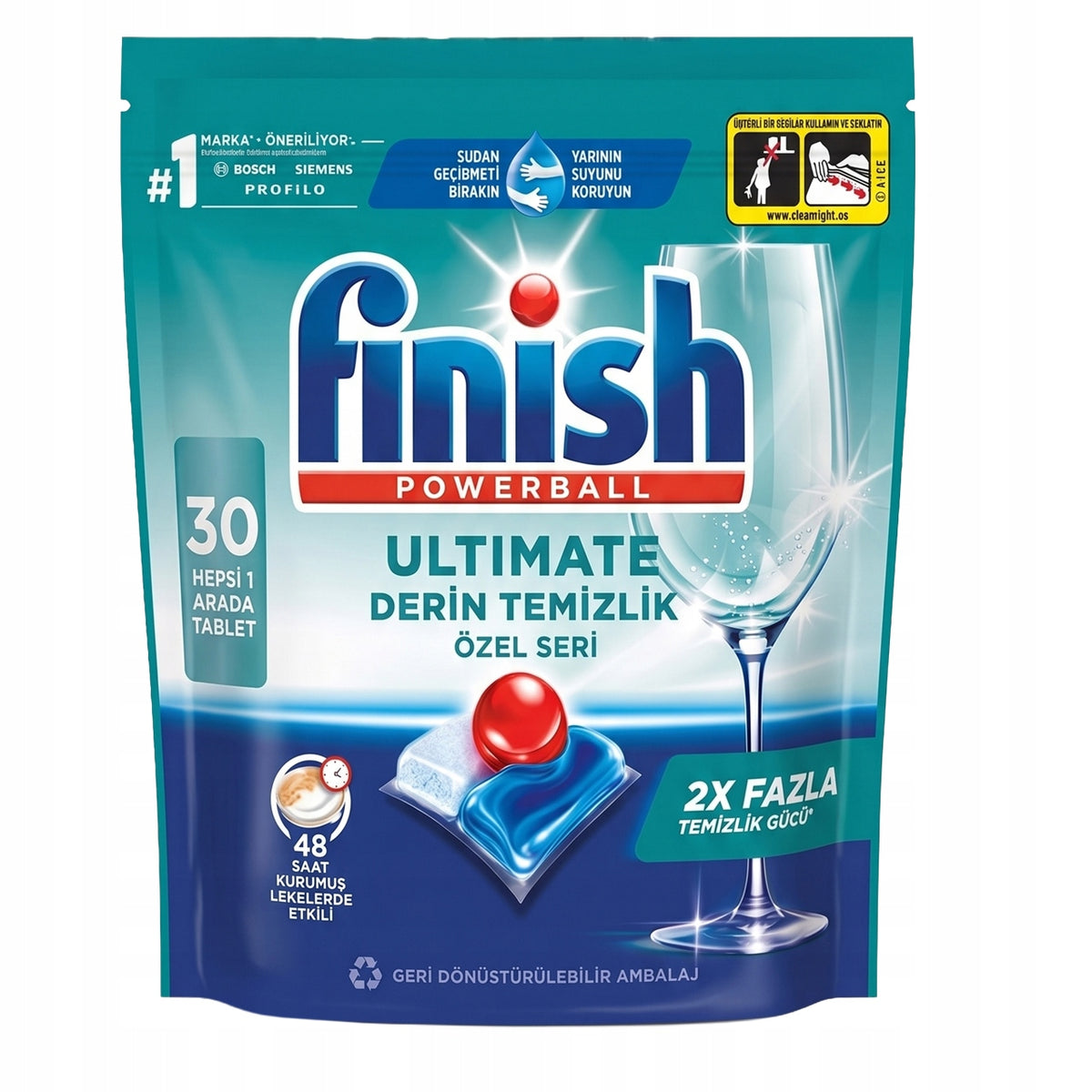 FINISH POWERBALL ULTIMATE POWERBALL DISHWASHER CAPSULES - 30 PIECES Brand Reckitt Benckiser