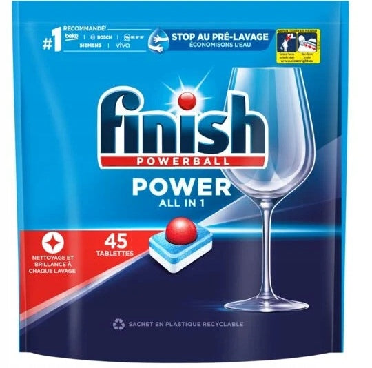 FINISH POWERBALL dishwasher tablets POWER ALL IN 1 45 pcs.
