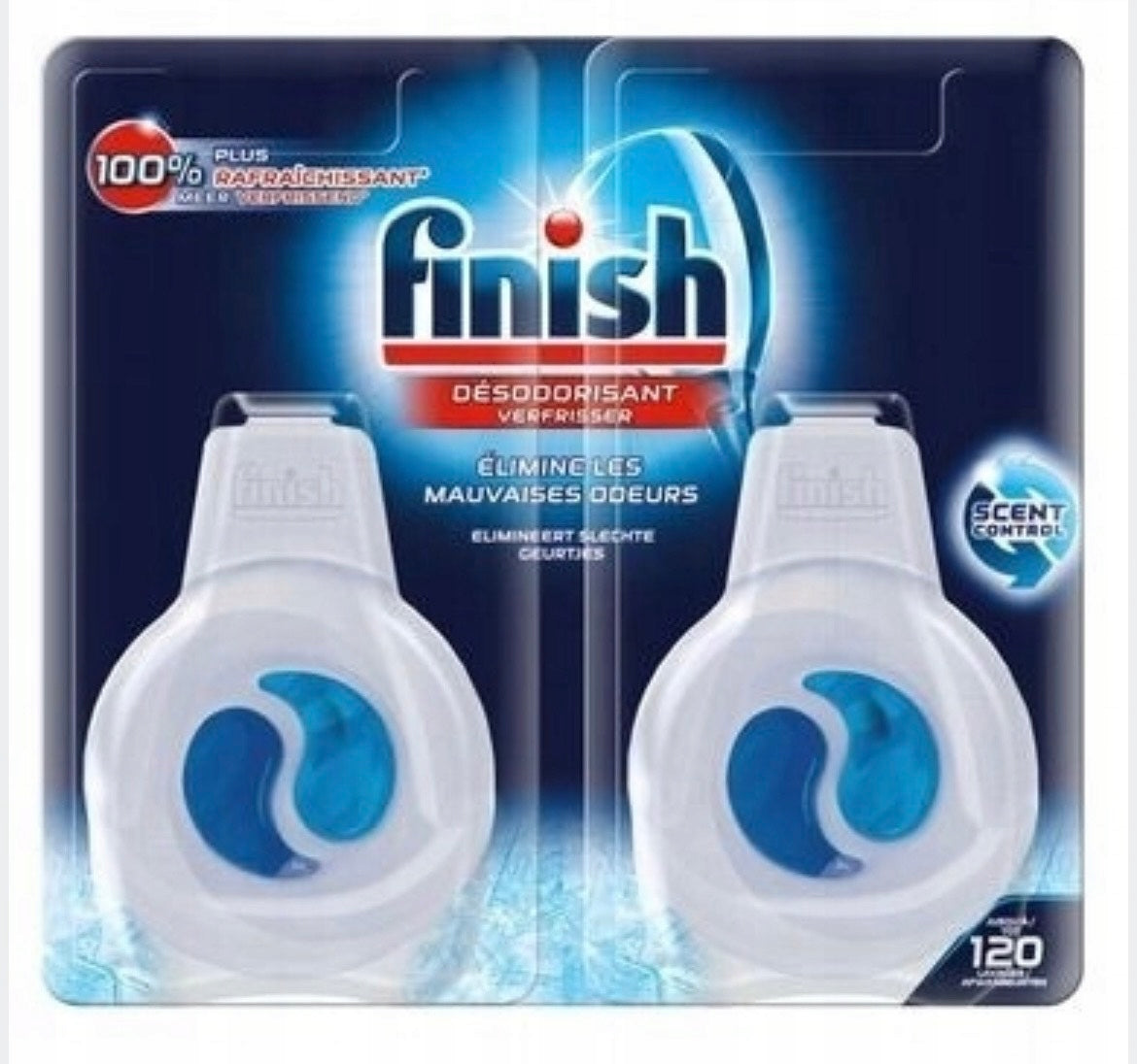 FINISH Pendant Scent for Dishwasher 2x4ML ODOR STOP
