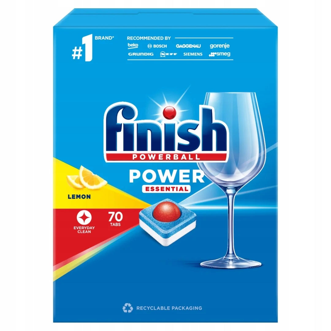 FINISH Power Essential Dishwasher Tablets Lemon 70 Pack