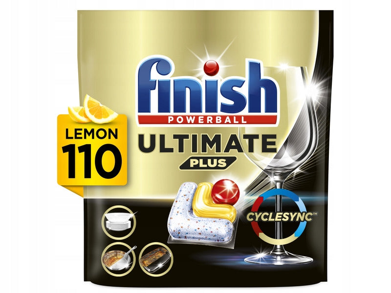 FINISH Powerball Ultimate Plus All in 1 Dishwasher Capsules - 110 Pack