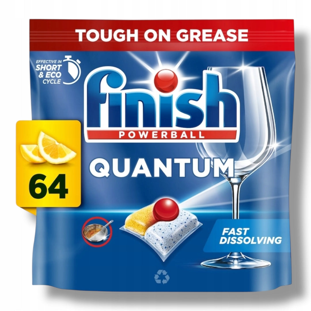 FINISH QUANTUM 64 pcs LEMON
