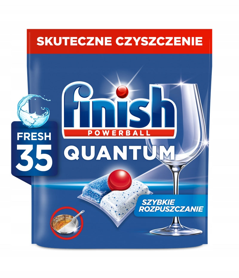 FINISH Quantum All-in-1 35 fresh X7 dishwasher tablets Brand Finish